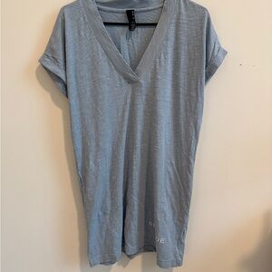 Bobi ~ Seaside Florida Cuffed Sleeve Relaxed T-Shirt